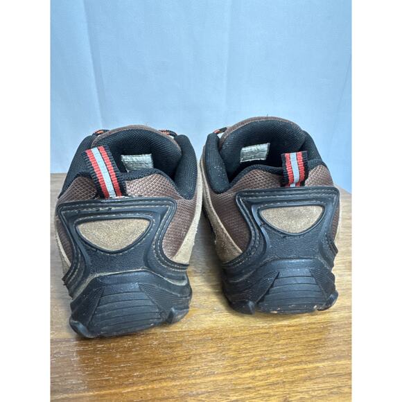 Magellan Prowler Hiking Shoes Mens 8 Waterproof Brown Orange GUC Lace Up Low Top - Picture 4 of 10